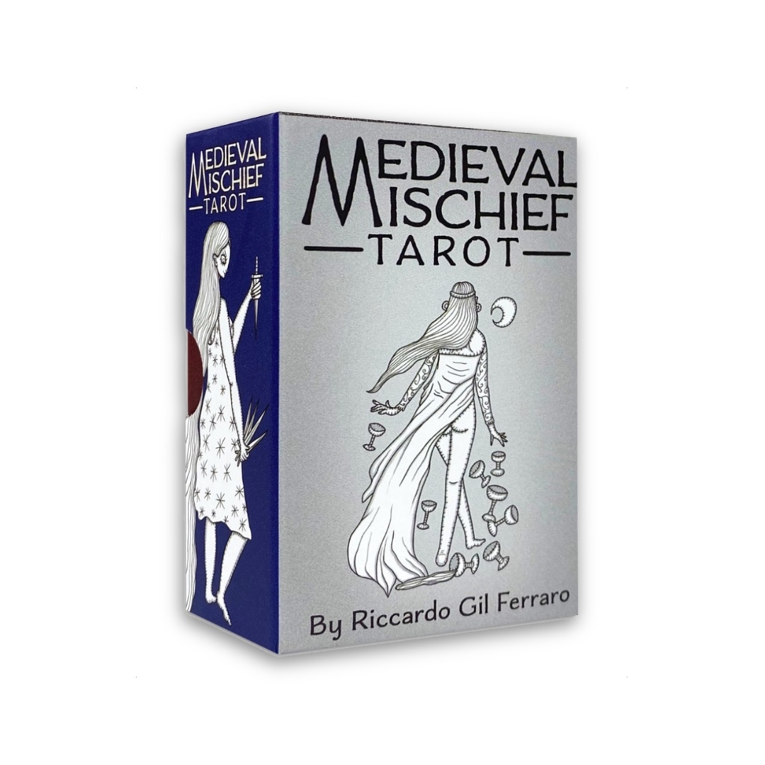 中世紀惡作劇塔羅牌｜Medieval Mischief Tarot｜79張,異想天開原創風格,贈中文翻譯