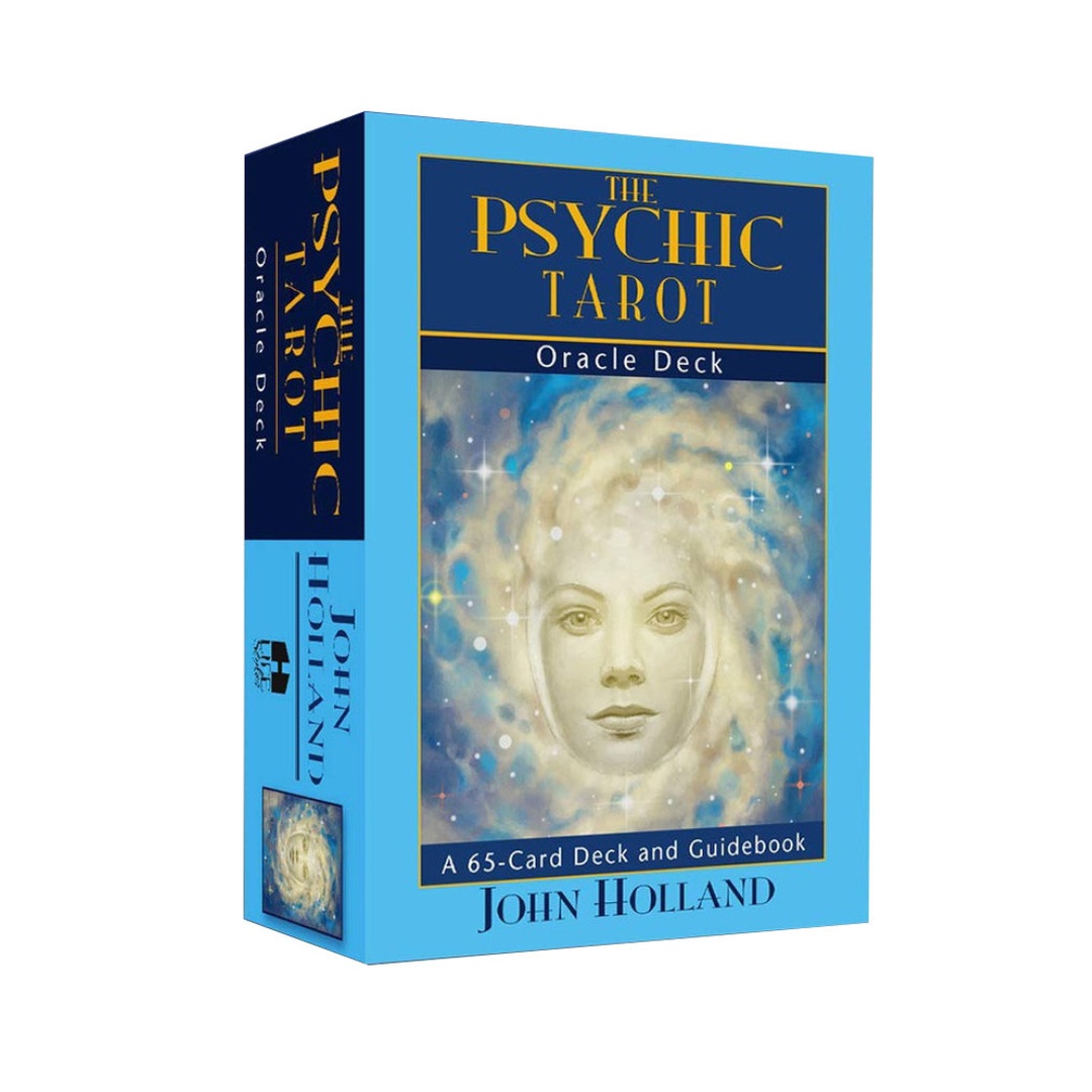 心靈塔羅牌｜The Psychic Tarot｜65張,顏色、符號、形狀、文字、卡片傳播、占卜、數字命理學、能量中心、想像力...