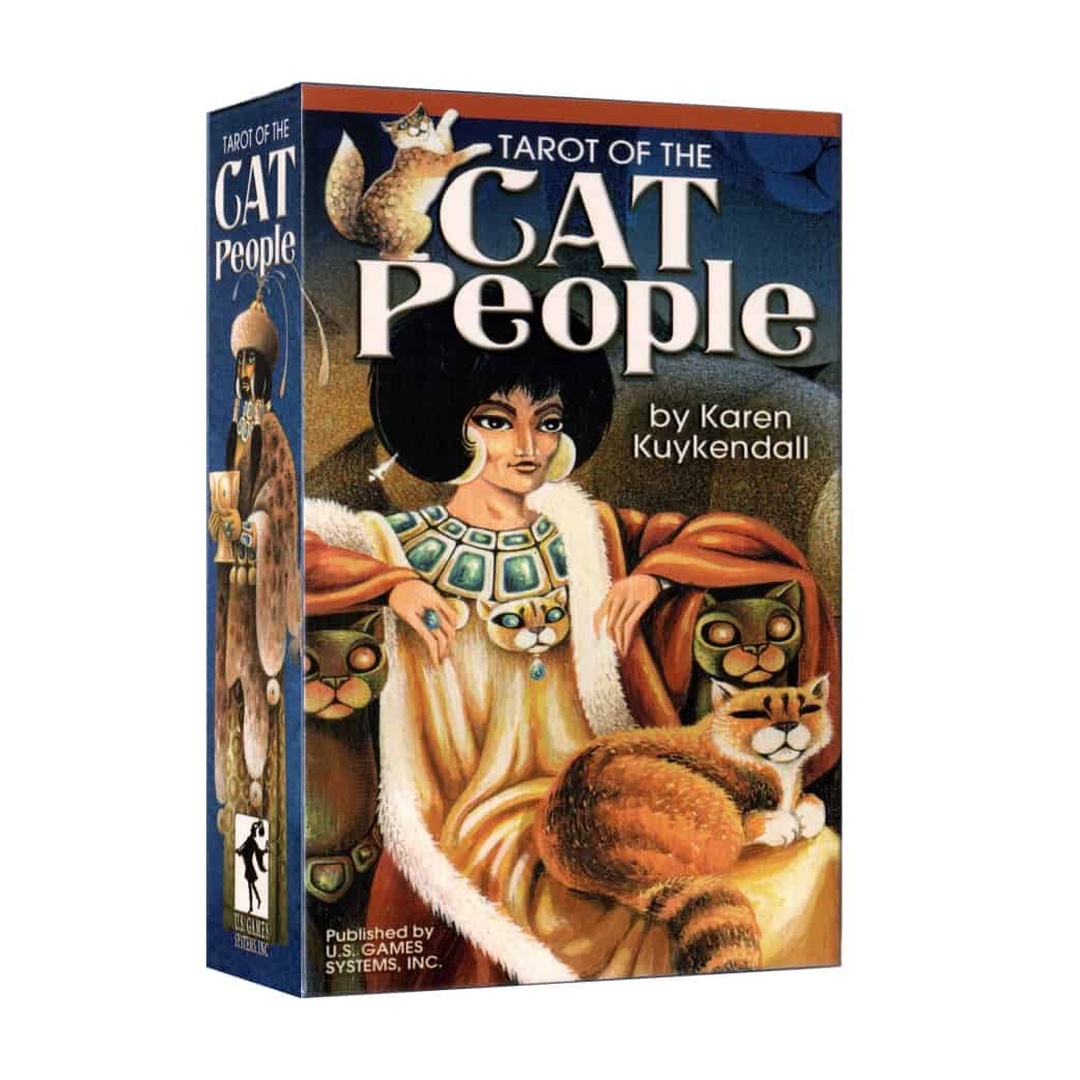 貓族塔羅｜Cat People｜78張,結合科幻小說和奇想,贈中文翻譯