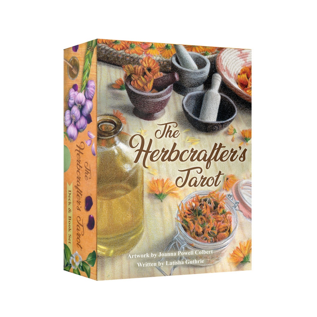 藥草師塔羅｜The Herbcrafters Tarot｜78張,探索植物界的原型與伙伴關係,贈中文翻譯