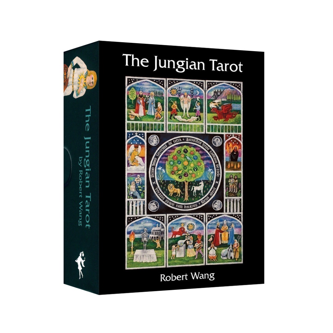 榮格塔羅牌｜The Jungian Tarot｜78張,心理學視覺入口,原型概念具象化,曼陀羅潛意識冥想,贈中文翻譯