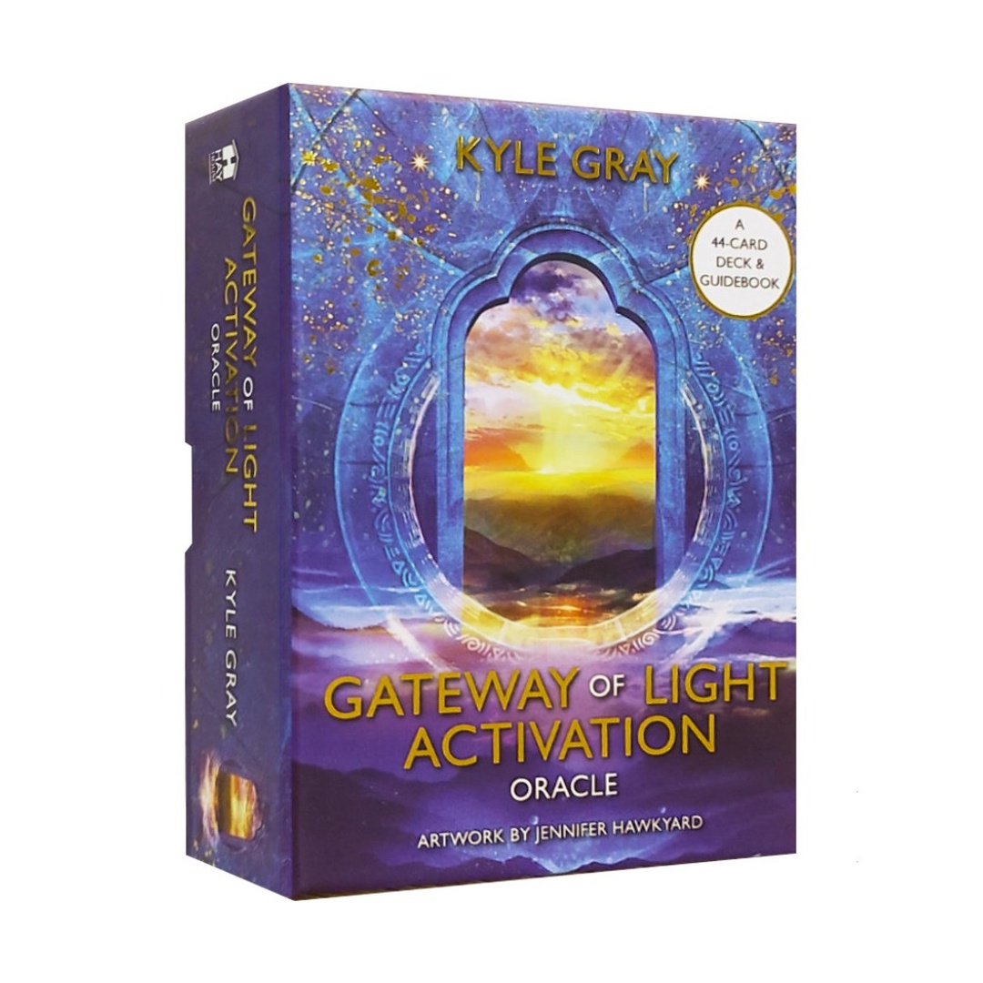 光啟門戶神諭卡｜Gateway Of Light Activation Oracle｜44張,穿梭調整的能量橋樑，接引神聖智慧、提高振動,贈中文翻譯