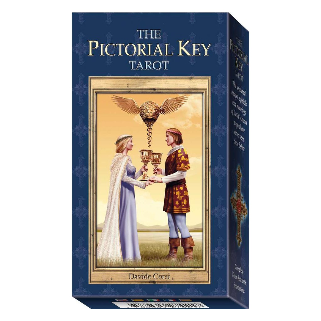 圖像關鍵塔羅牌｜Pictorial Key Tarot｜78張,3D化重新繪製,贈中文翻譯