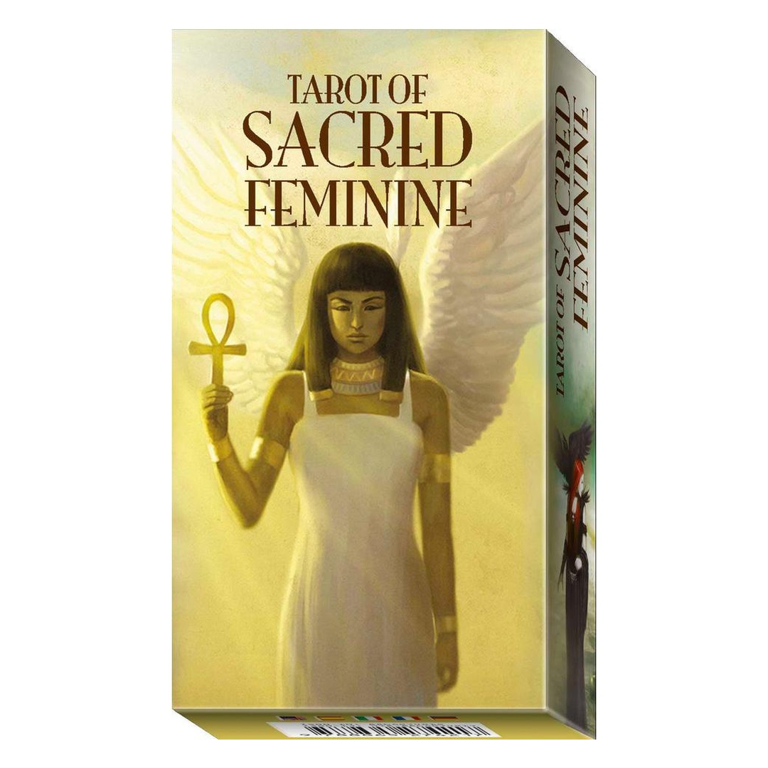 神聖女性塔羅｜Tarot Of The Sacred Feminine｜78張,神話與父性體系融合成為平衡系統,贈中文翻譯