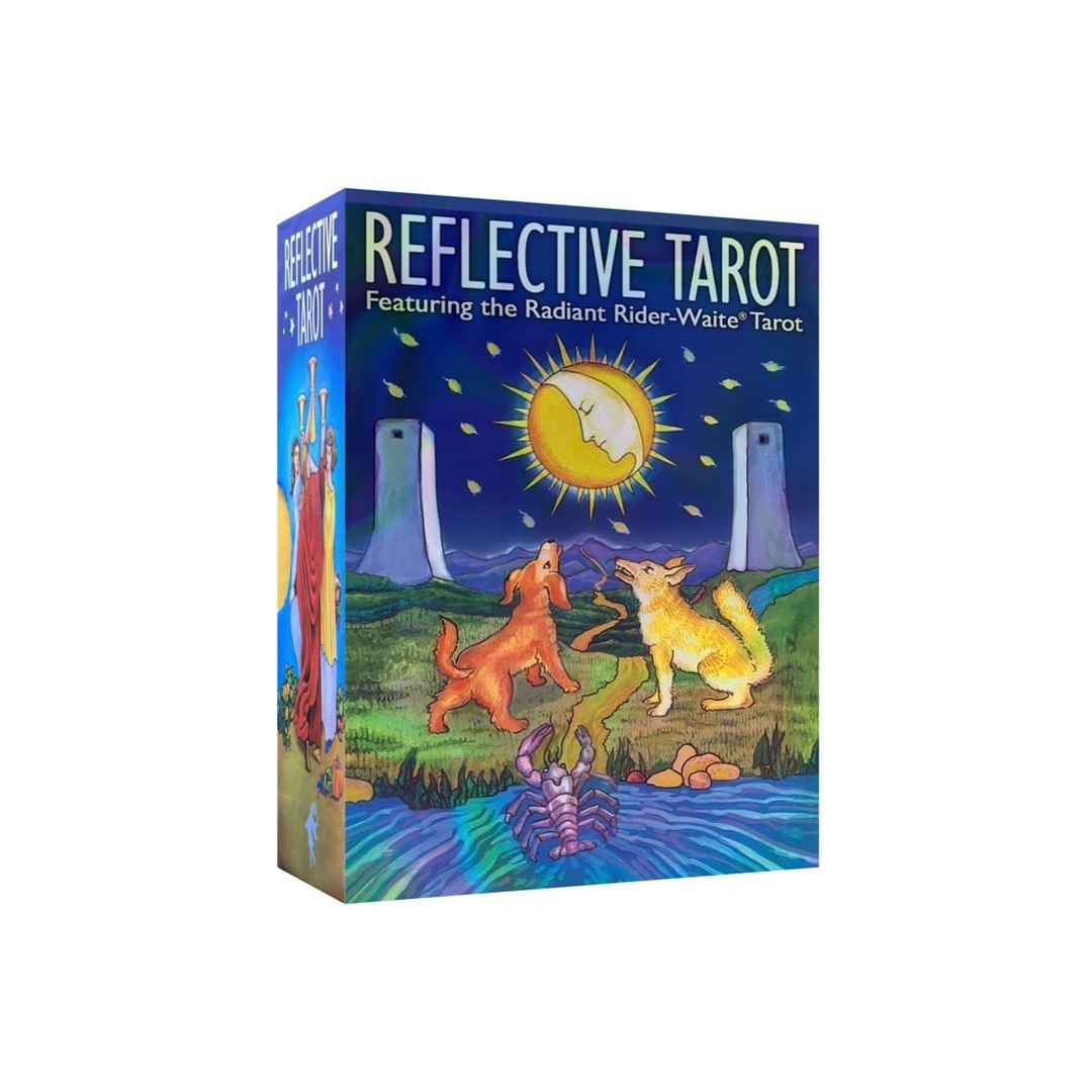反光塔羅｜Reflective Tarot Featuring The Radiant Rider Waite Tarot Pocket Size｜78張,萊德偉特版口袋型塔羅牌,贈中文翻譯