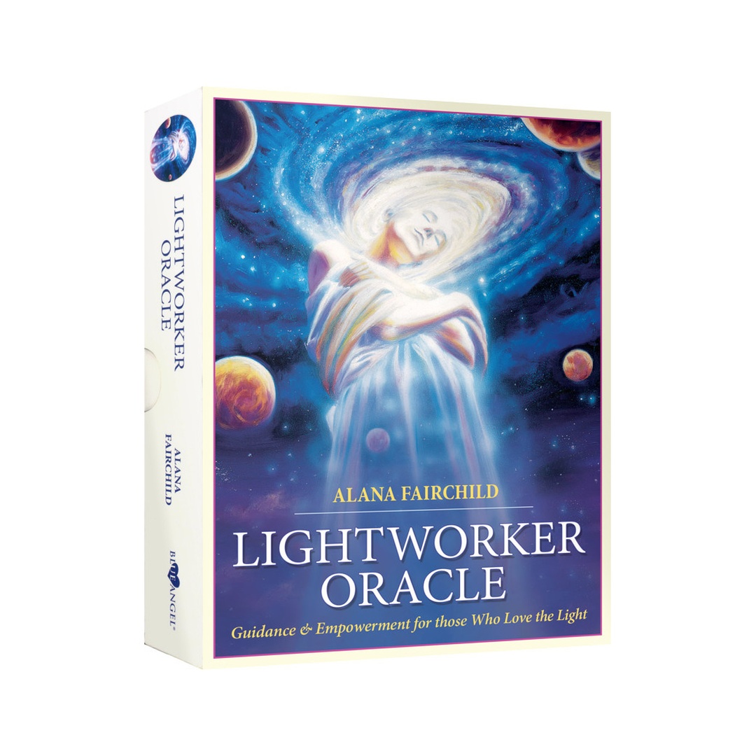 光行者神諭卡英文版｜Lightworker Oracle｜44張,協助他人走向他們精神之旅的療癒使者,贈中文翻譯
