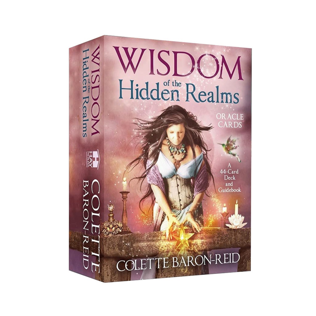 聖地國度神諭卡｜Wisdom Of The Hidden Realms Oracle Cards | 44張,照亮未來經驗可能方向，改變的路徑,贈中文翻譯