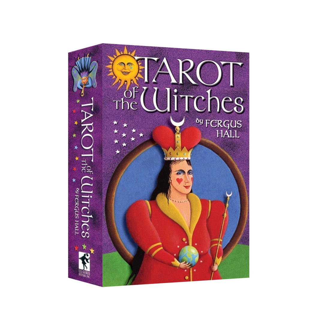 女巫塔羅專業盒裝版｜Tarot Of The Witches Premier Editndeck｜78張,超現實主義藝術神秘而前衛,贈中文翻譯
