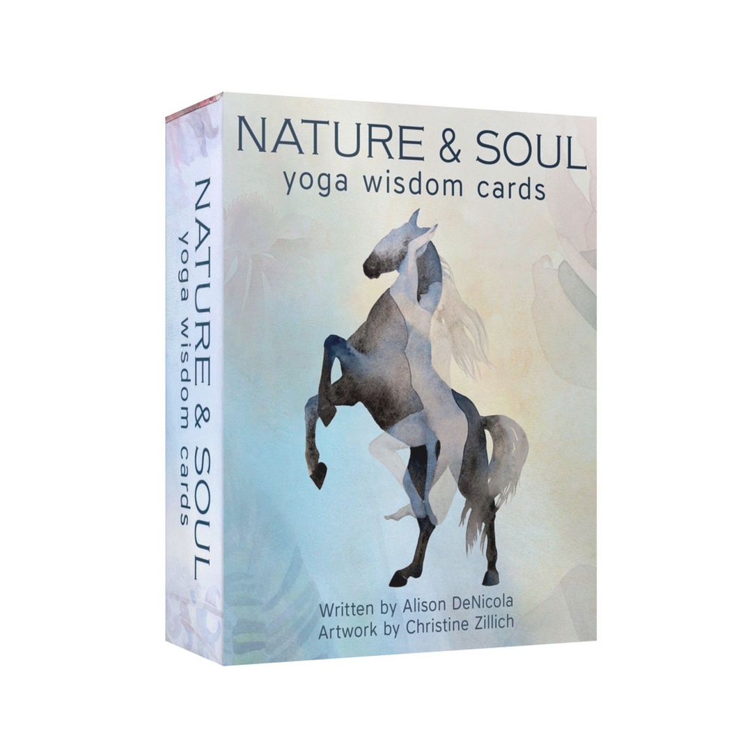 形意瑜伽智慧指引卡｜Nature And Soul Yoga Wisdom Oracle｜40張,贈中文翻譯