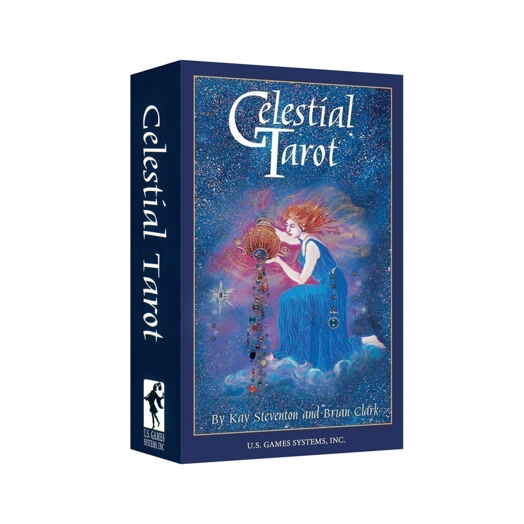 天界塔羅平裝版本｜Celestial Tarot｜78張,星座系統作為基礎的塔羅牌