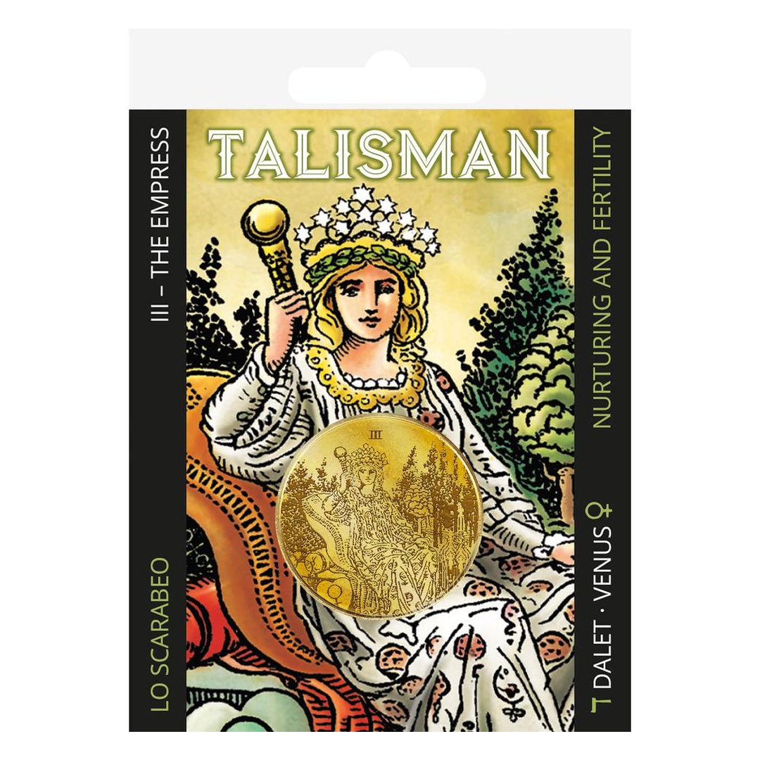 皇后塔羅牌護身符幣｜Tarot Talisman - III. The Empress｜隨身占卜,典藏守護,財富意念