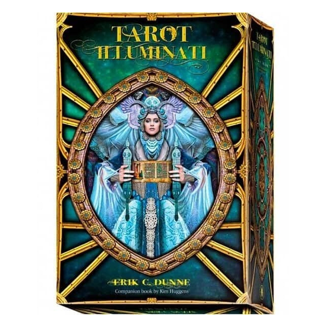 光明塔羅豪華盒裝版｜Tarot Illuminati Kit｜78張,包含藝術之美、象徵符號的深度以及直覺的力量,贈中文翻譯