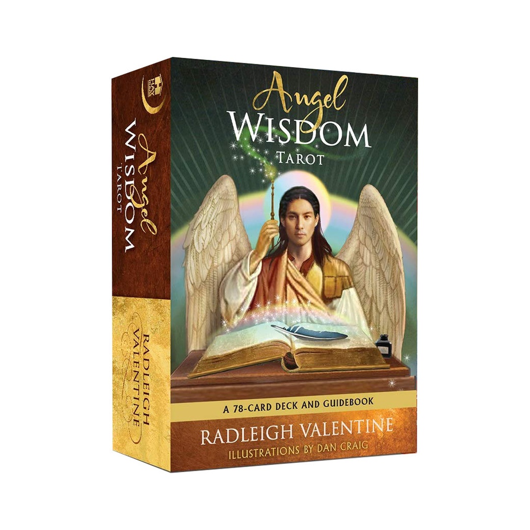 天使智慧塔羅｜Angel Wisdom Tarot｜78張,來自天堂的指引和答案,贈中文翻譯