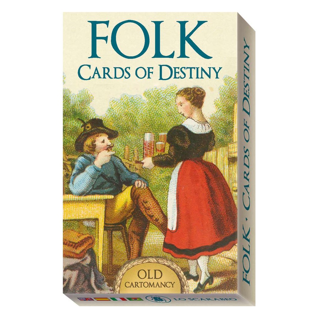 民間命運卡｜Loscarabeo Folk Cards Of Destiny｜36張,以日常生活的場景和藝術品進行插圖,贈中文翻譯