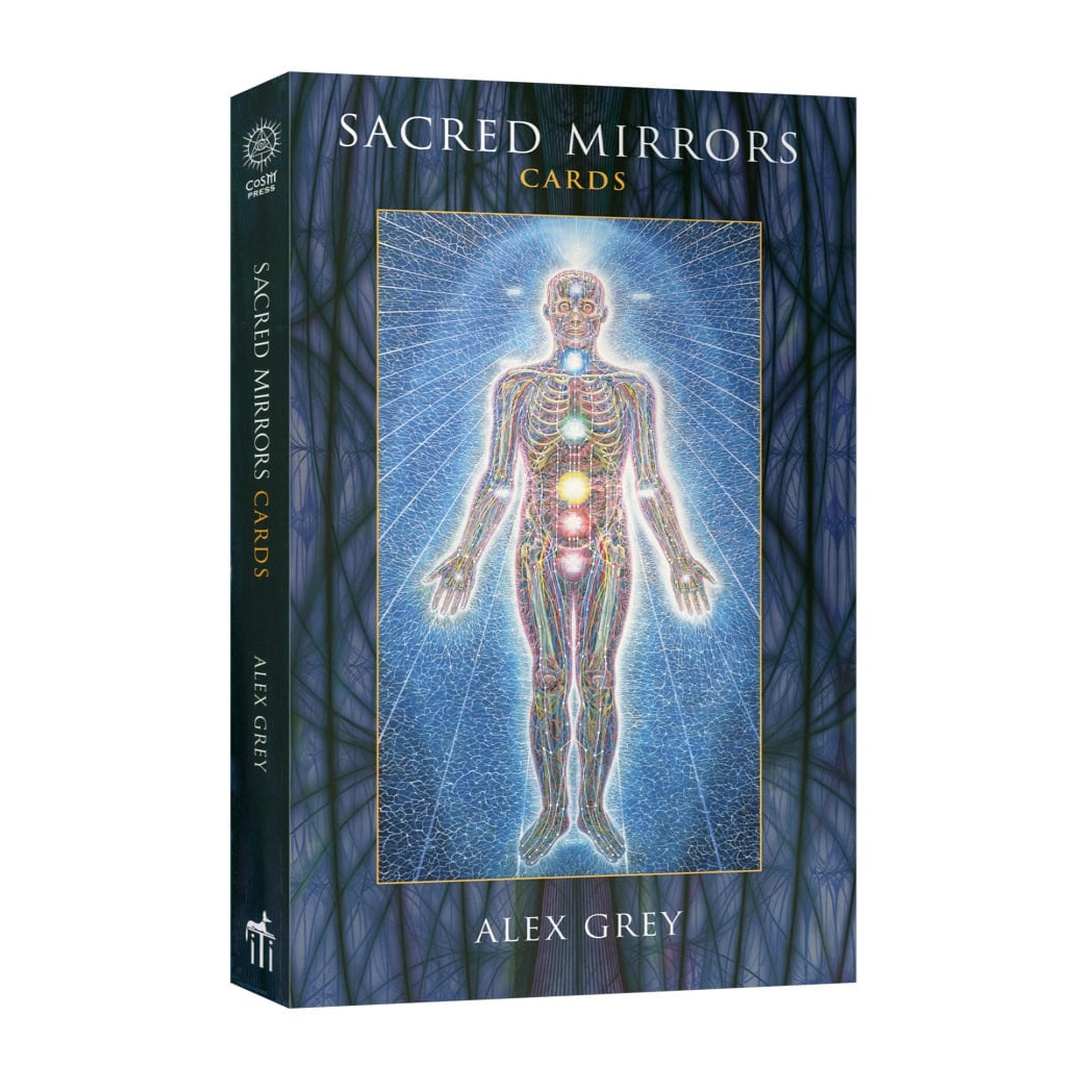 聖鏡指引卡｜Sacred Mirrors Cards｜23張,穿越身體、社會政治和精神解剖的旅程，聖鏡原型與反射,贈中文翻譯