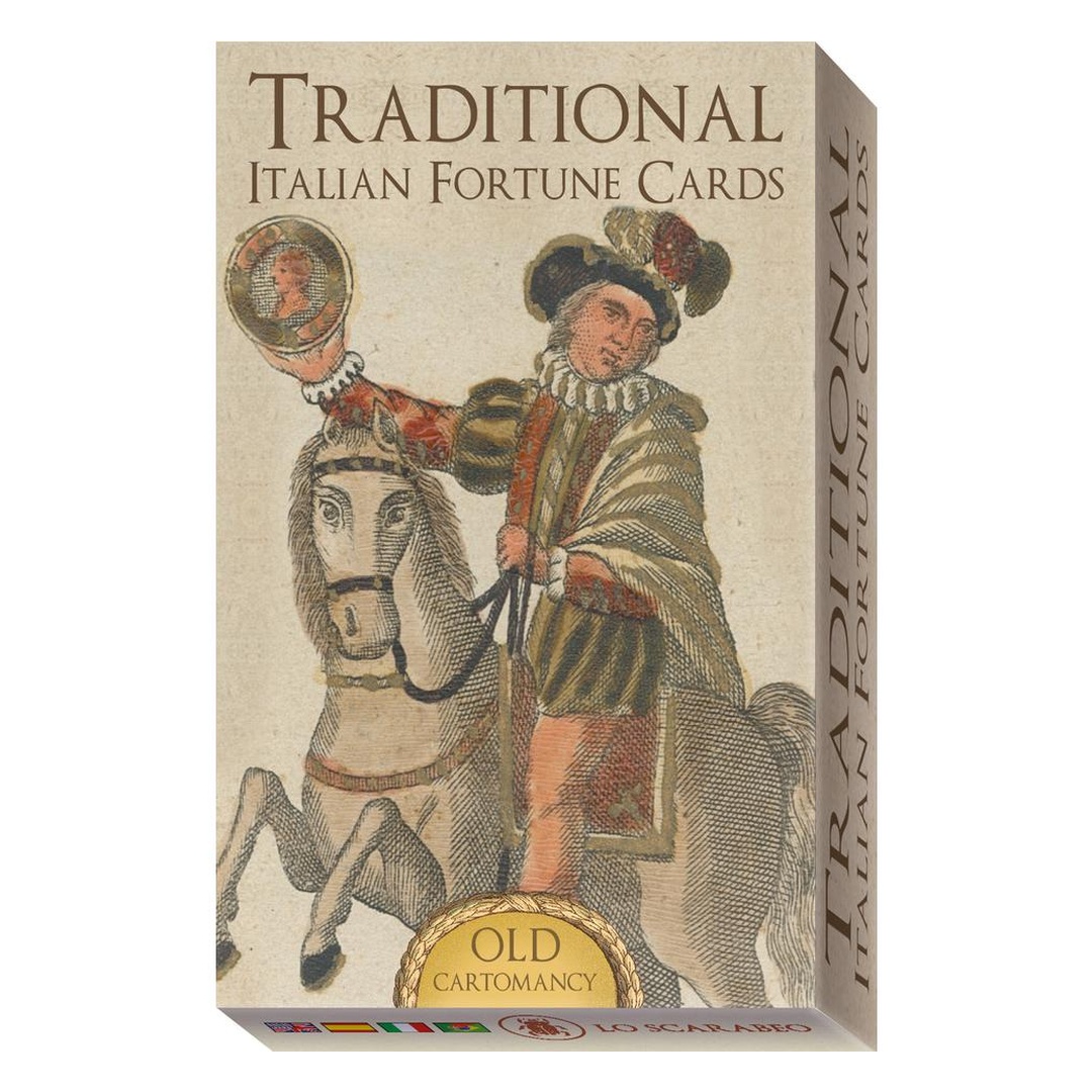 義大利傳世占卜卡｜Traditional Italian Fortune Cards｜40張,復古時代占卜工具,贈中文翻譯