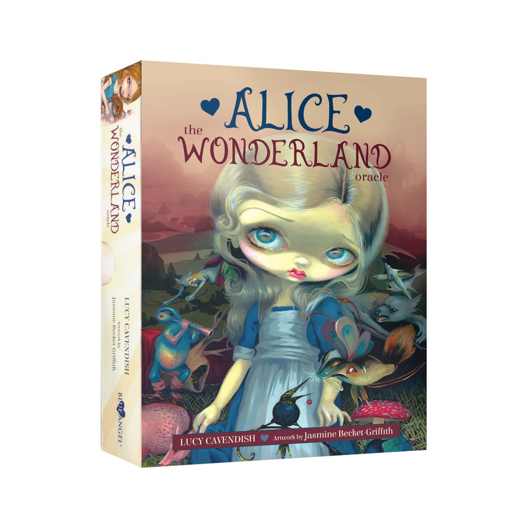 愛莉絲仙境神諭卡｜Alice The Wonderland Oracle｜45張,在兔洞下潛行找到綺麗奇幻世界,贈中文翻譯