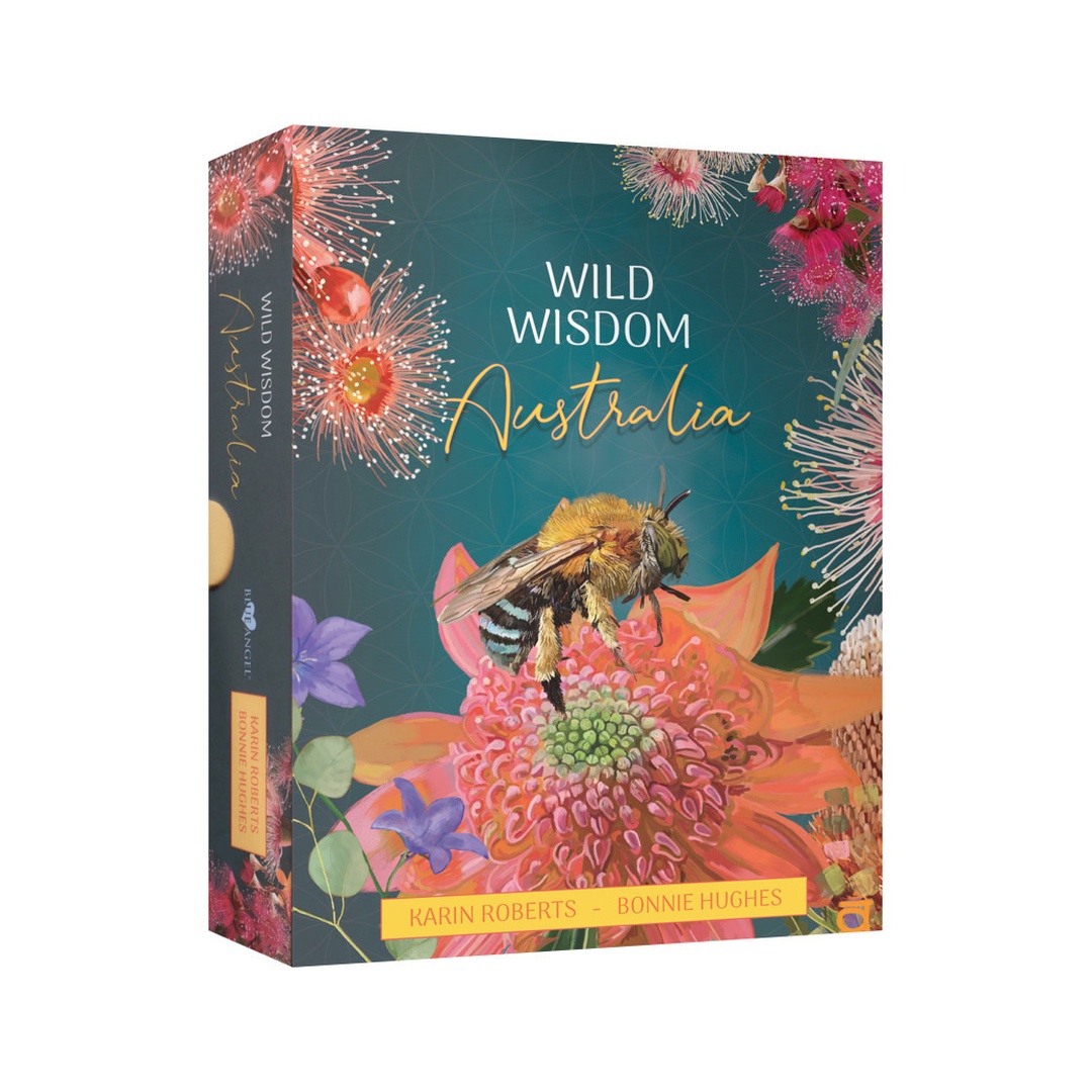 澳大利亞野生智慧卡｜Wild Wisdom Australia｜44張,來自叢林、海洋、沙漠和天空奇妙生物，發現你內心豐富而古老的洞察力源泉,贈中文翻譯