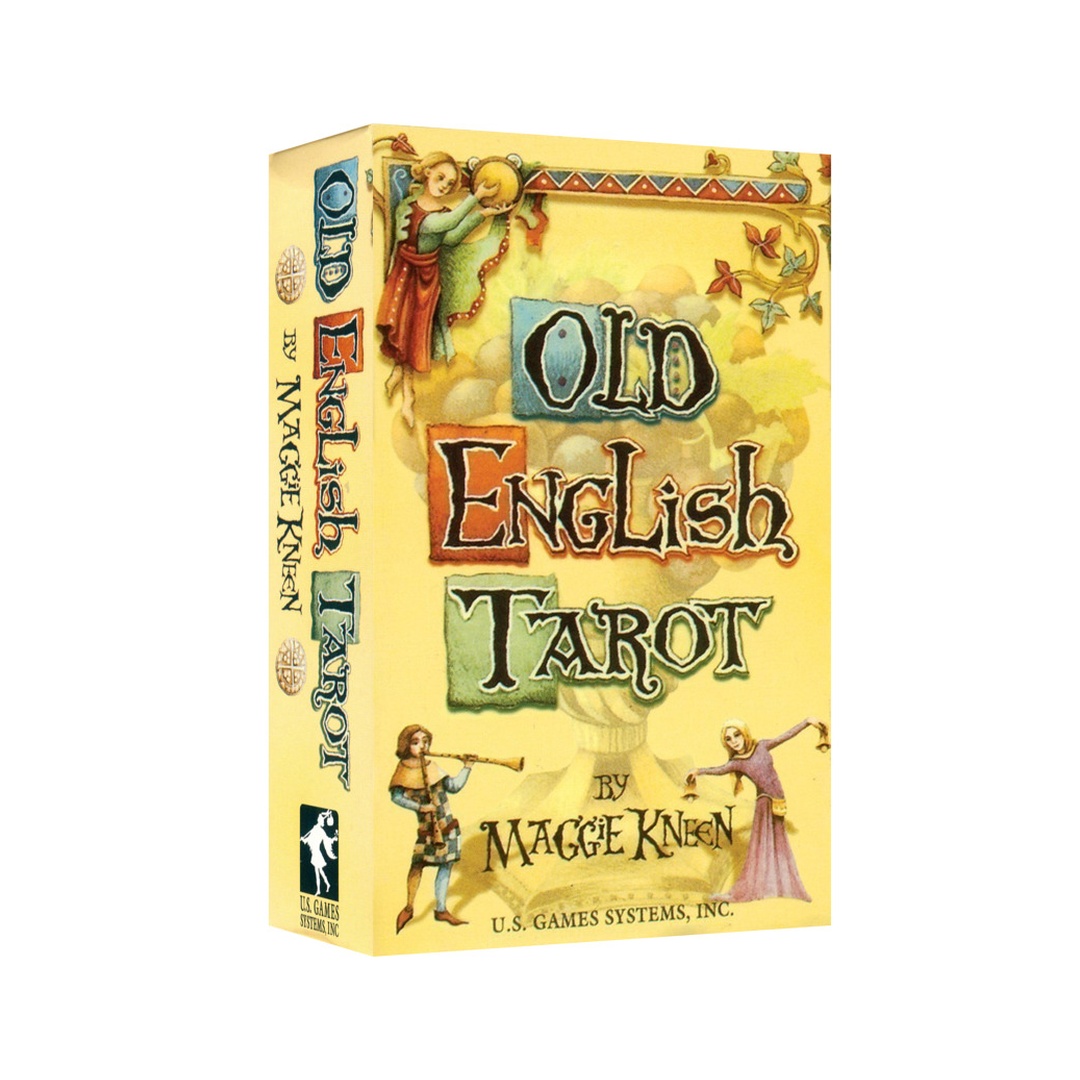古英國塔羅牌｜Old English Tarot Deck｜78張,馬賽系統,農民生活、宗教場景、閱讀在寧靜氛圍中冥想著,贈中文翻譯