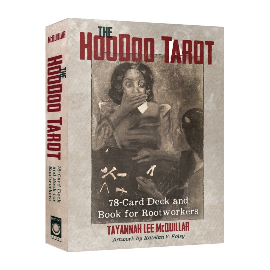 胡督塔羅牌｜The Hoodoo Tarot｜78張,覡巫術深奧的植物藥草學知識搭配魔幻現實主義畫作,贈中文翻譯