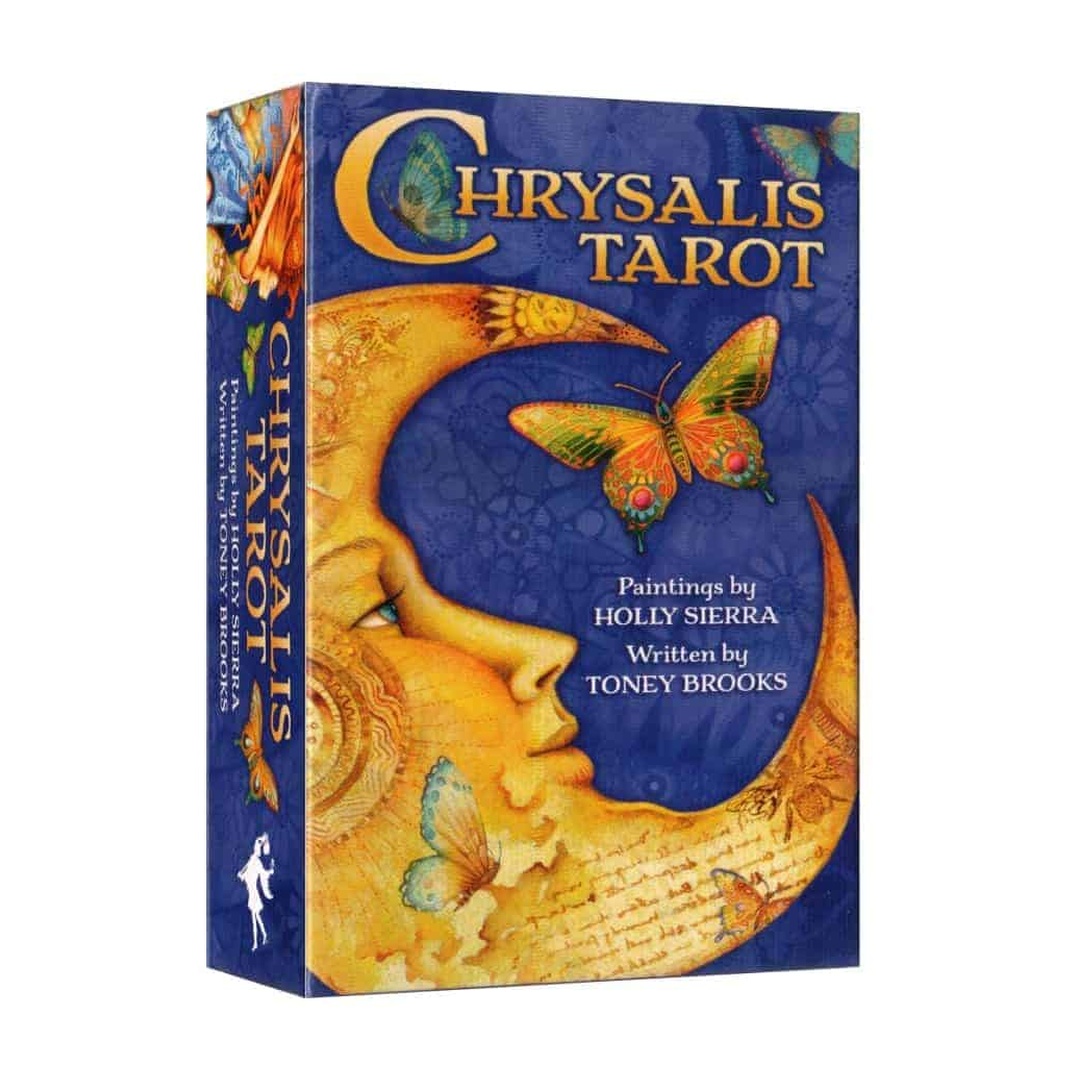 蝴蝶蛻變塔羅牌｜Chrysalis Tarot｜78張,啟發反思和刺激我們心靈的直覺和想像力,贈中文翻譯