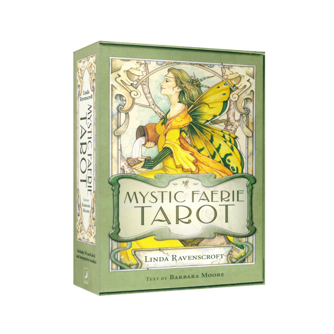 神秘精靈塔羅牌｜Mystic Faerie Tarot｜78張,奇幻而浪漫的妖精主題牌卡,贈中文翻譯