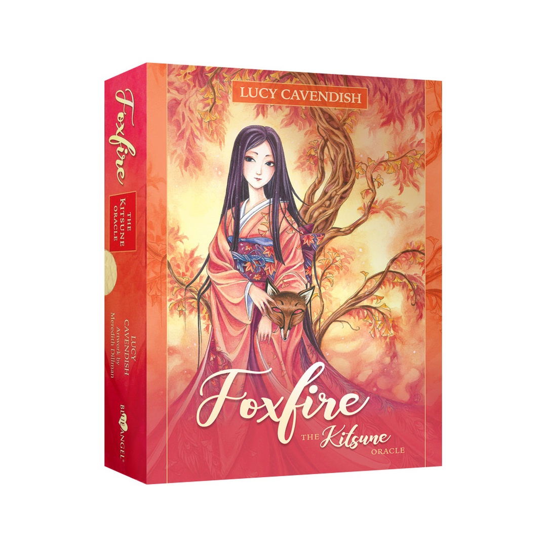 火狐：狐狸神諭卡｜Foxfire The Kitsune Oracle｜45張,一個櫻花樹的秘密世界,贈中文翻譯