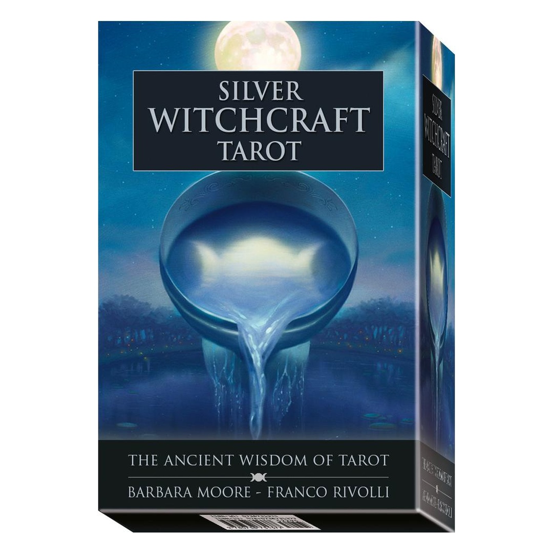銀色巫術塔羅豪華盒裝版｜Silver Witchcraft Tarot Kit｜78張,芭芭拉摩爾所撰寫說明書,贈中文翻譯