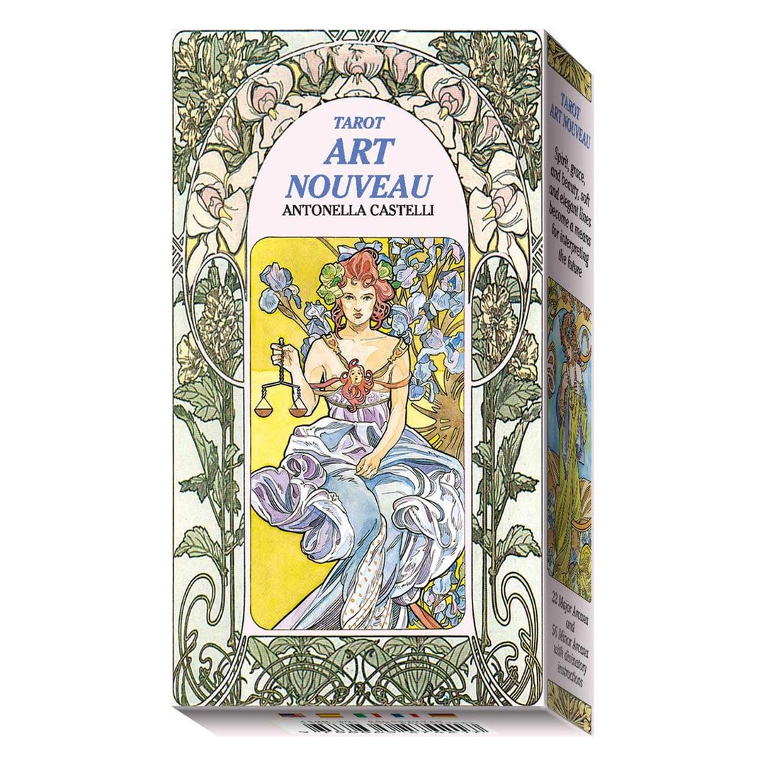 新藝術塔羅牌｜Art Nouveau Tarot｜78張,豐富內容,饗宴視覺之美,贈中文翻譯