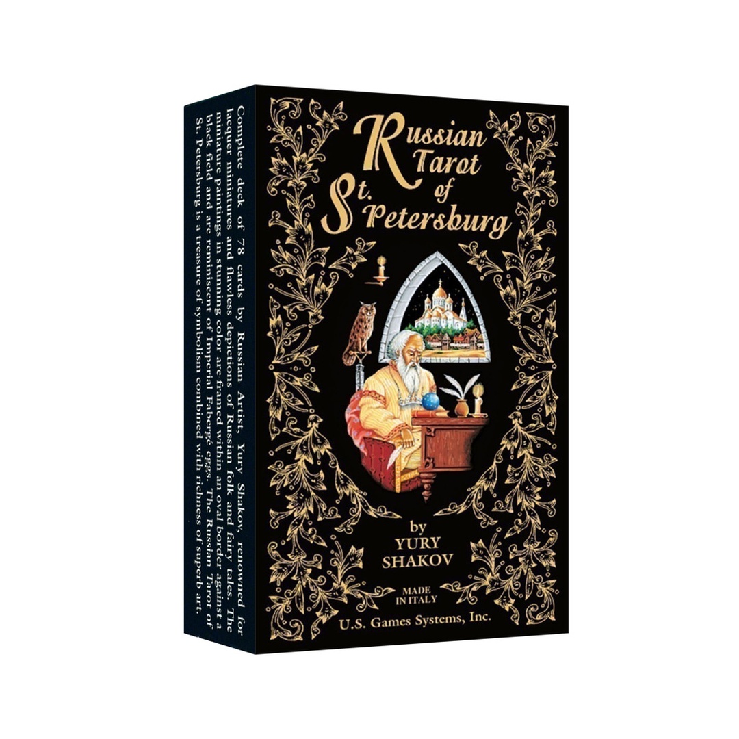 俄羅斯聖彼得堡塔羅｜Russian Tarot Of St Petersburg｜78張,民間童話傳統原型,法貝熱彩蛋,贈中文翻譯