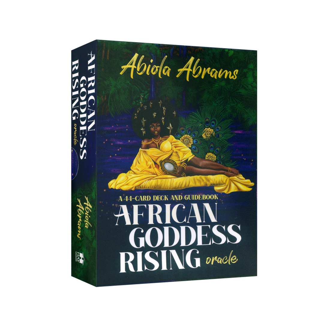 非洲揚昇女神指引卡｜African Goddess Rising Oracle｜44張,最原始的創造與發生，支持、占卜、療癒、覺醒與成長,贈中文翻譯