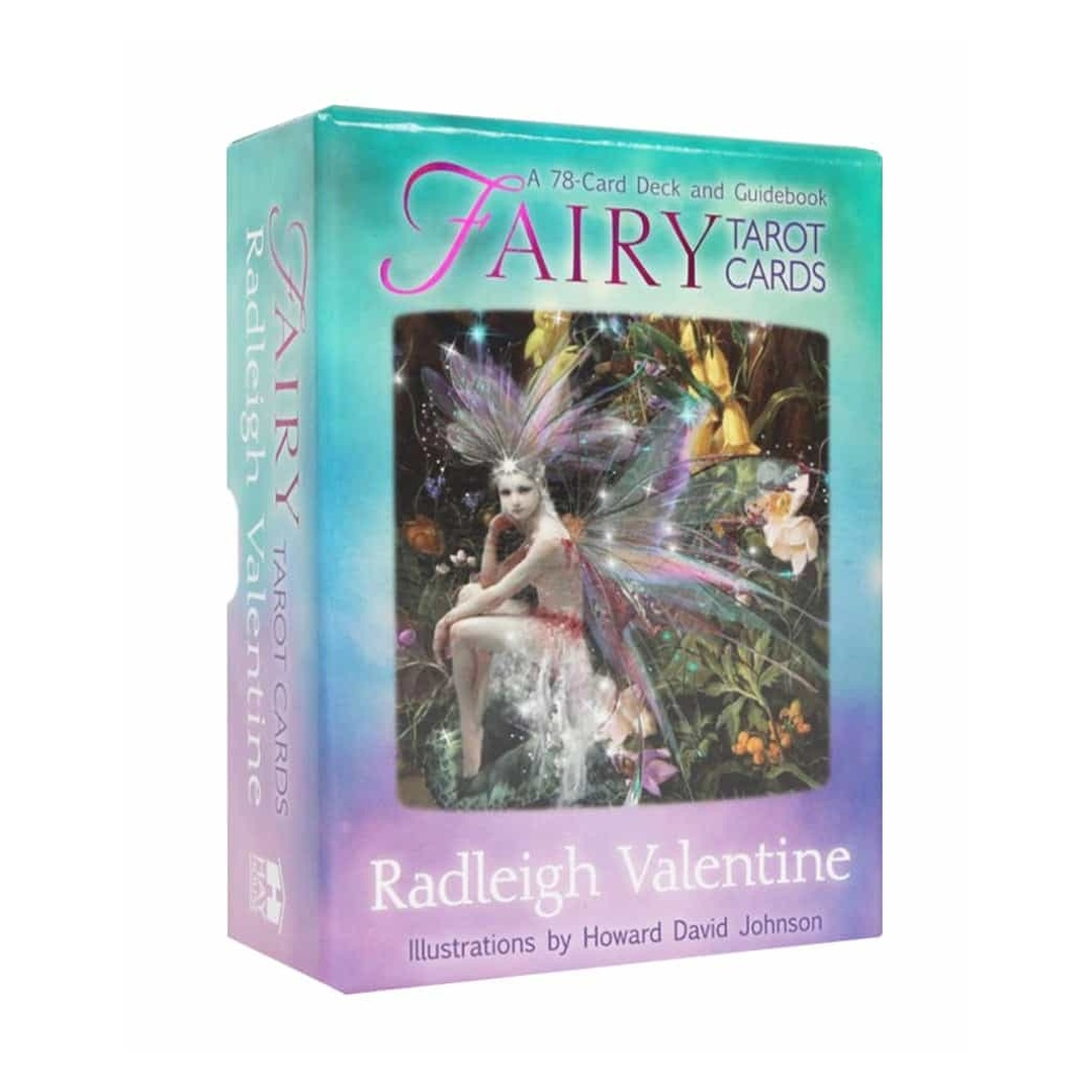 精靈仙子塔羅｜Radleigh Valentine Fairy Tarot Cards｜78張,華麗樣式展現自尊的牌卡給予抽卡者信心,贈中文翻譯
