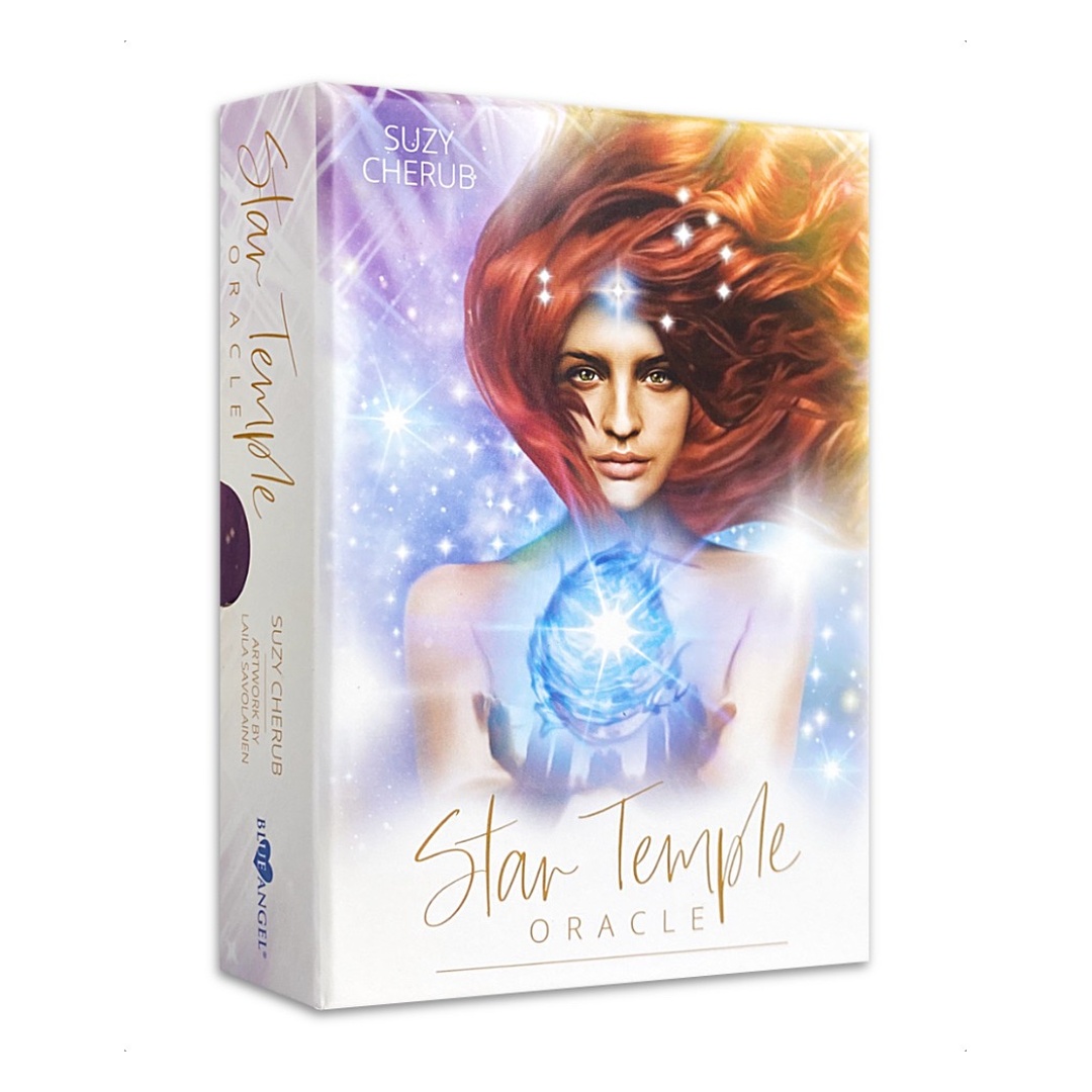 星之光殿神諭｜Star Temple Oracle｜44張,支持你的學習、創造力、覺悟和成長,贈中文翻譯