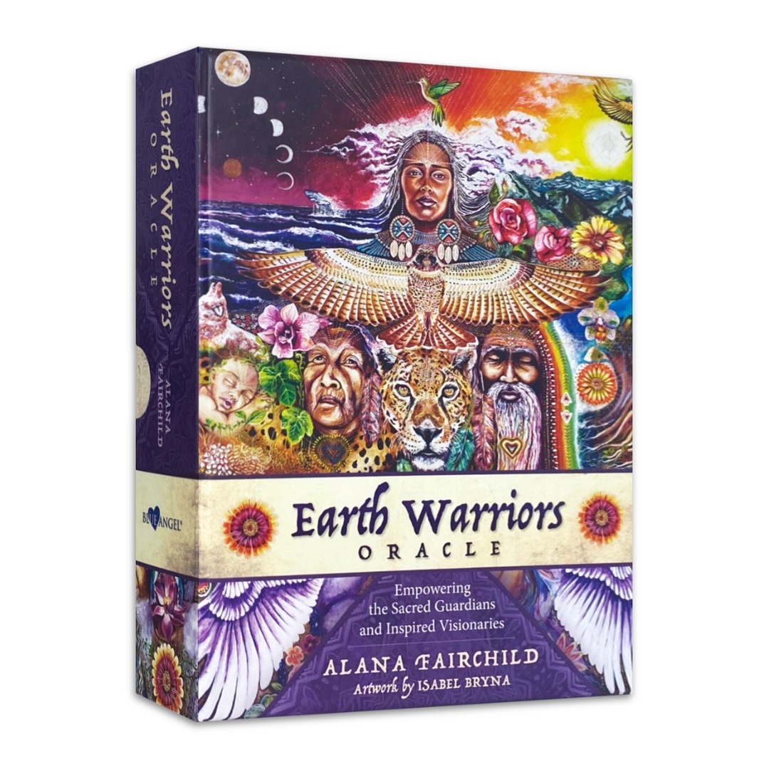 大地勇士神諭卡（新版）｜Earth Warriors Oracle 2nd Edition｜44張,結合古老的部落智慧及高靈指引,贈中文翻譯