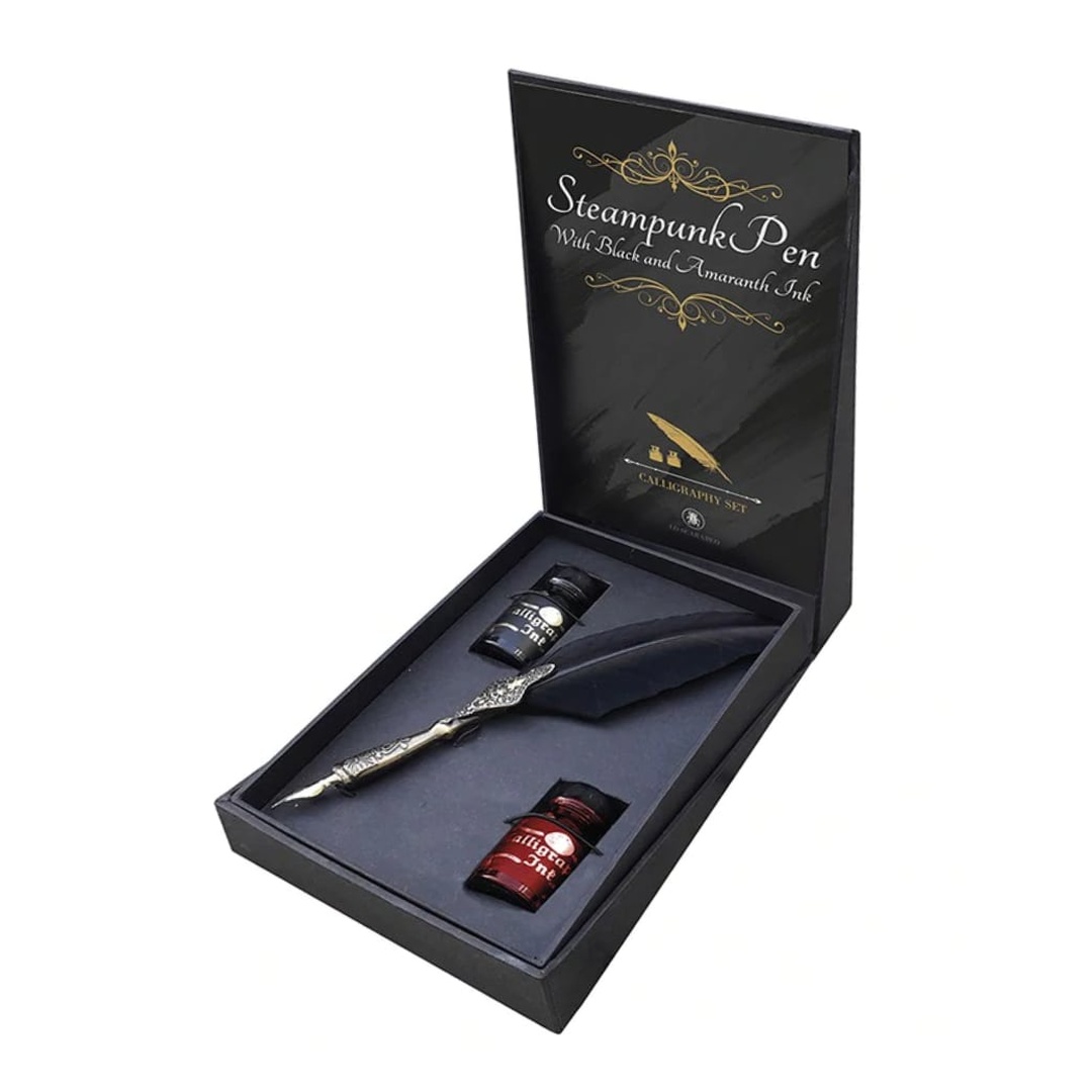 蒸汽龐克風西洋羽毛筆書寫組｜Steampunk Pen - Calligraphic Set｜餽贈親友最佳獨特禮品