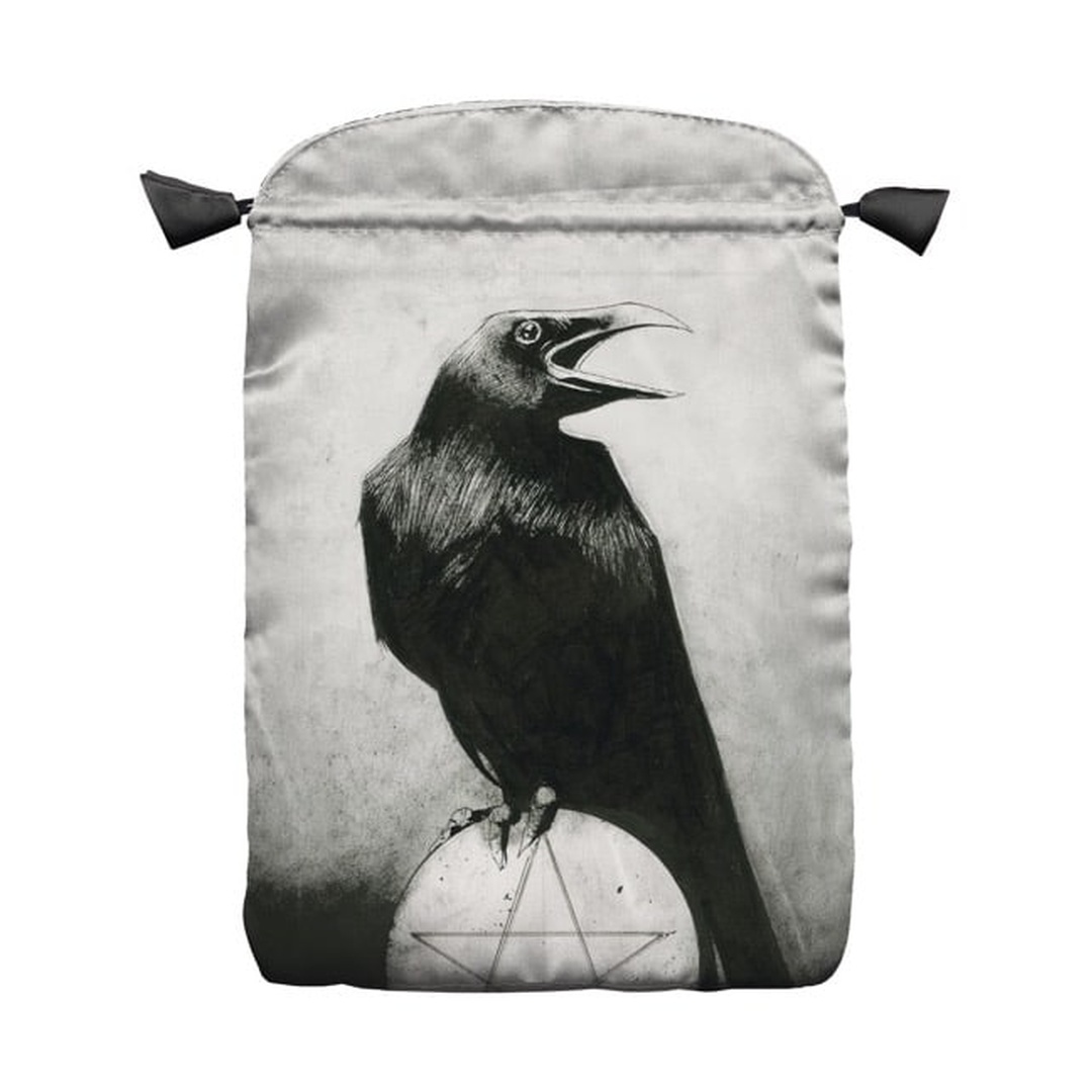 烏鴉緞布塔羅袋｜Crows Bag Satin Bag｜義大利聖甲蟲塔羅保護袋系列