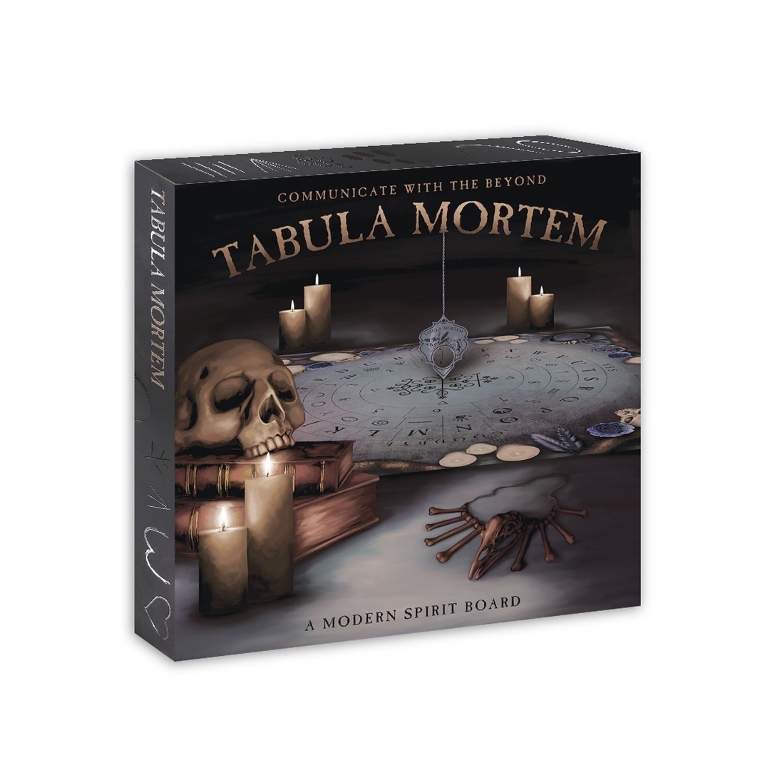 招魂靈應盤｜Tabula Mortem A Modern Spirit Board｜透過塔羅,占星,盧恩符文,靈擺墜訊息連結,贈中文翻譯