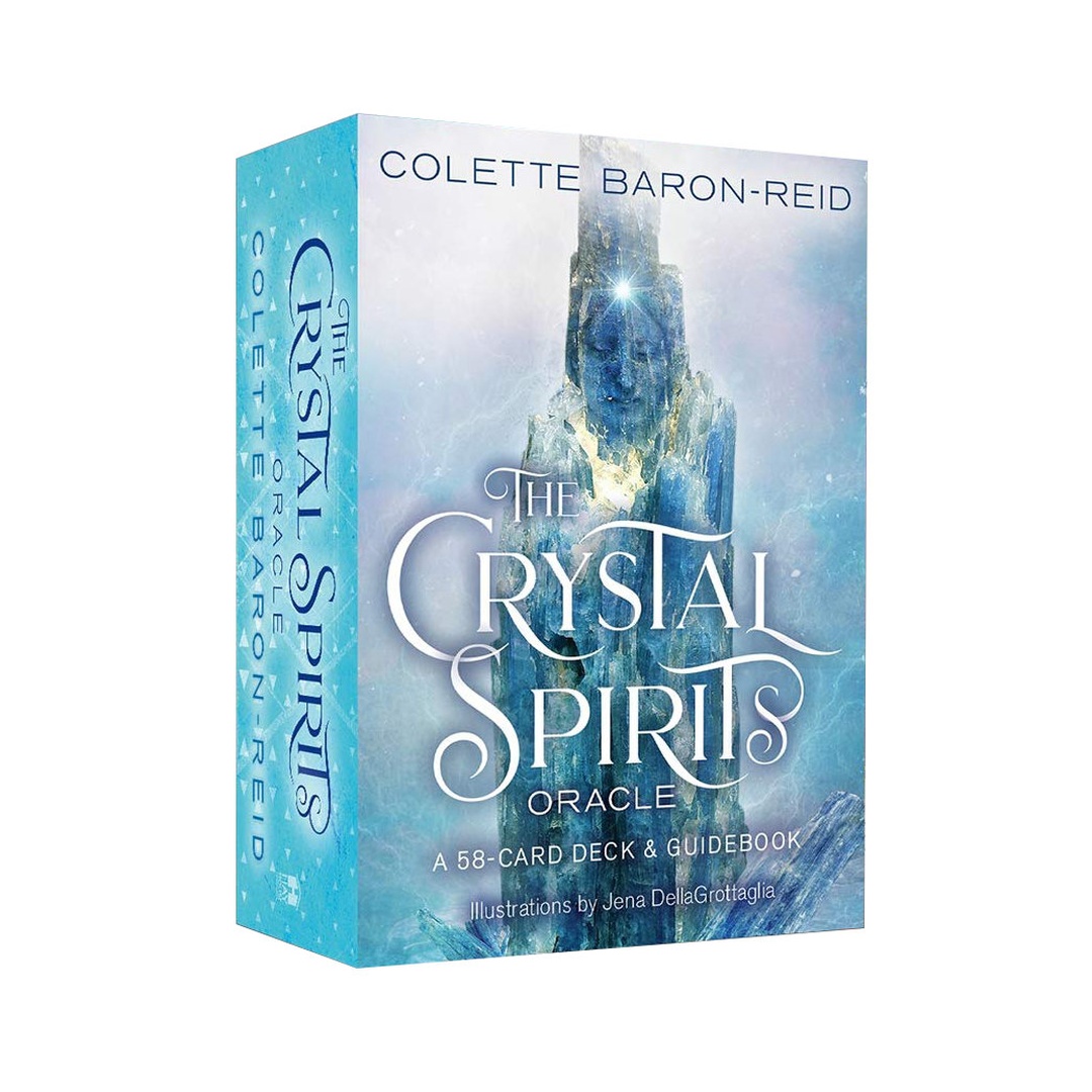 晶靈神諭卡｜Crystal Spirits Oracle｜58張,透過穩定的能量提供平衡和健康的復原,贈中文翻譯