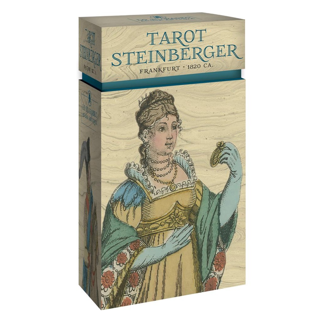 斯坦伯格塔羅｜Tarot Steinberger｜54張,復刻限定,使用德國組配（紅心、鈴鐺、葉子和橡子）,贈中文翻譯
