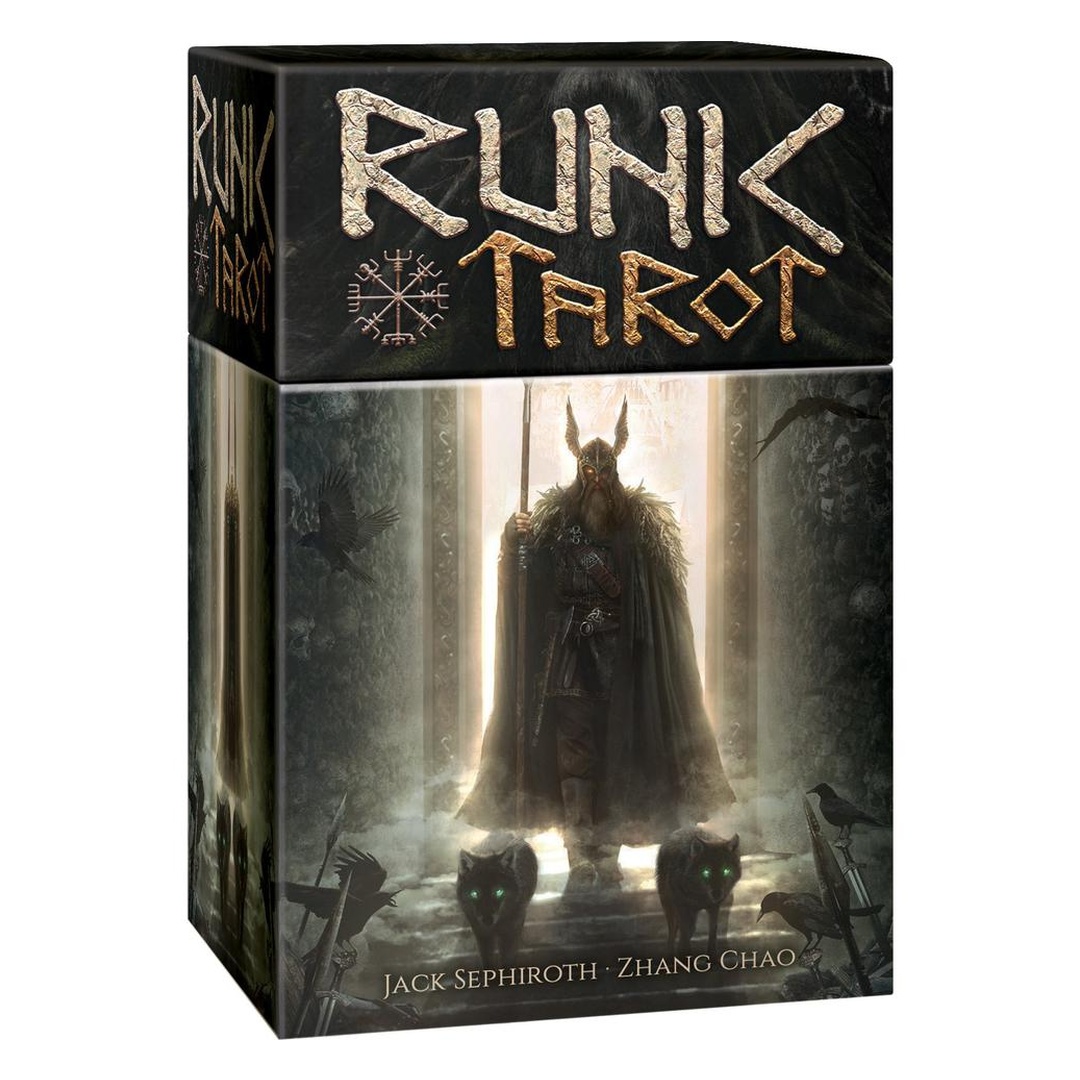 盧恩塔羅硬盒版｜Runic Tarot｜78張,古老智慧、美麗詩歌、無懼勇氣成就出一套融合性占卜工具,贈中文翻譯