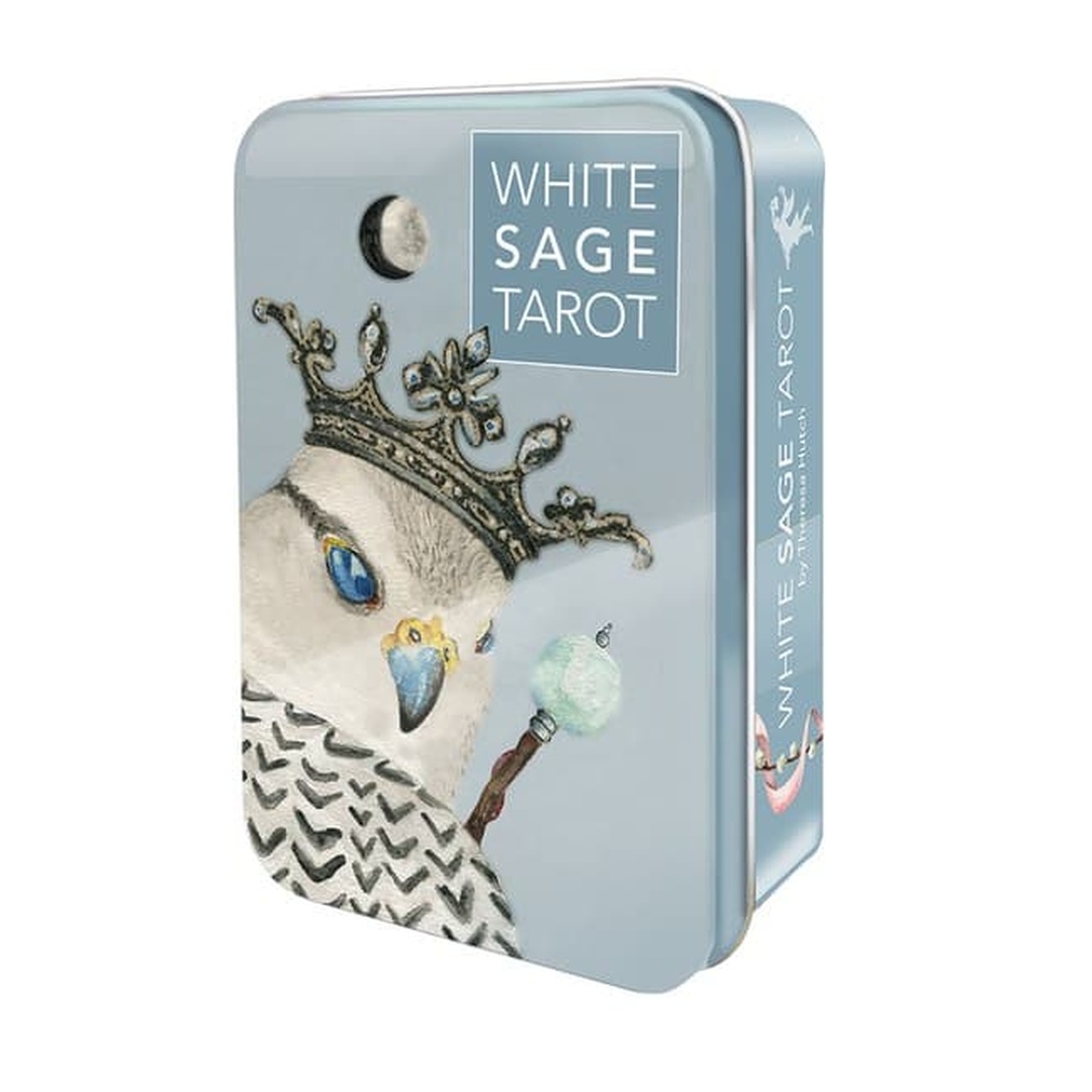 白色鼠尾草塔羅｜White Sage Tarot｜78張,脈輪能量動物,凱爾特,德魯伊,亞馬遜,淨化力,贈中文翻譯