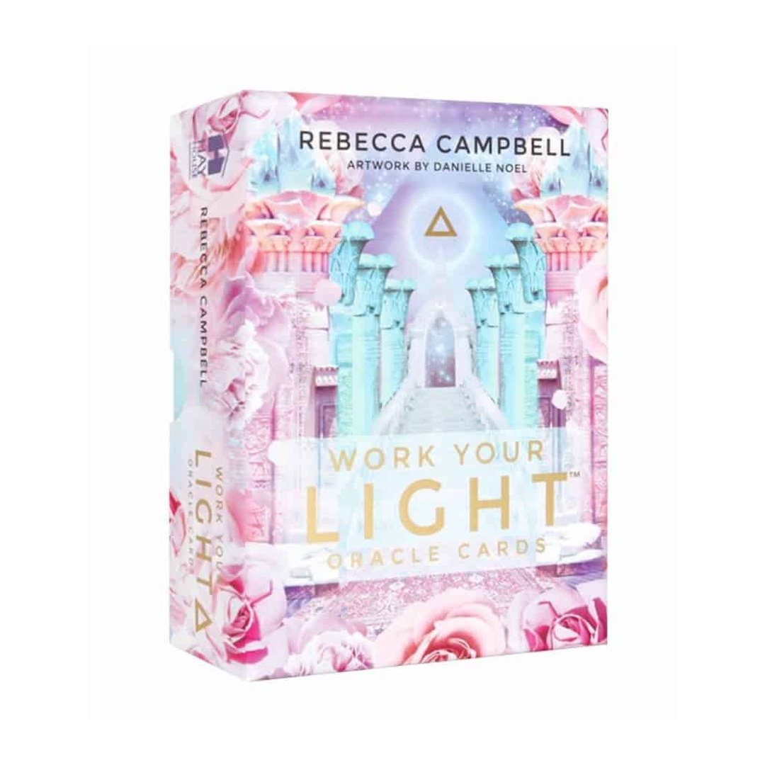 啟動光行神諭卡英文版｜Work Your Light Oracle Cards｜44張,開始對準你如是如實的真我,贈中文翻譯