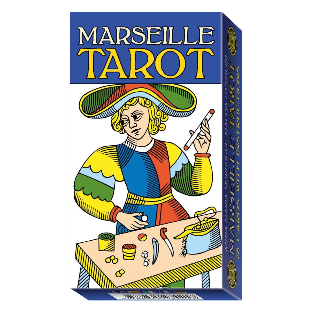 聖甲蟲馬賽塔羅牌｜Marseille Tarot by Anna Maria Morsucci｜78張,探索歷史的原始核心,贈中文翻譯