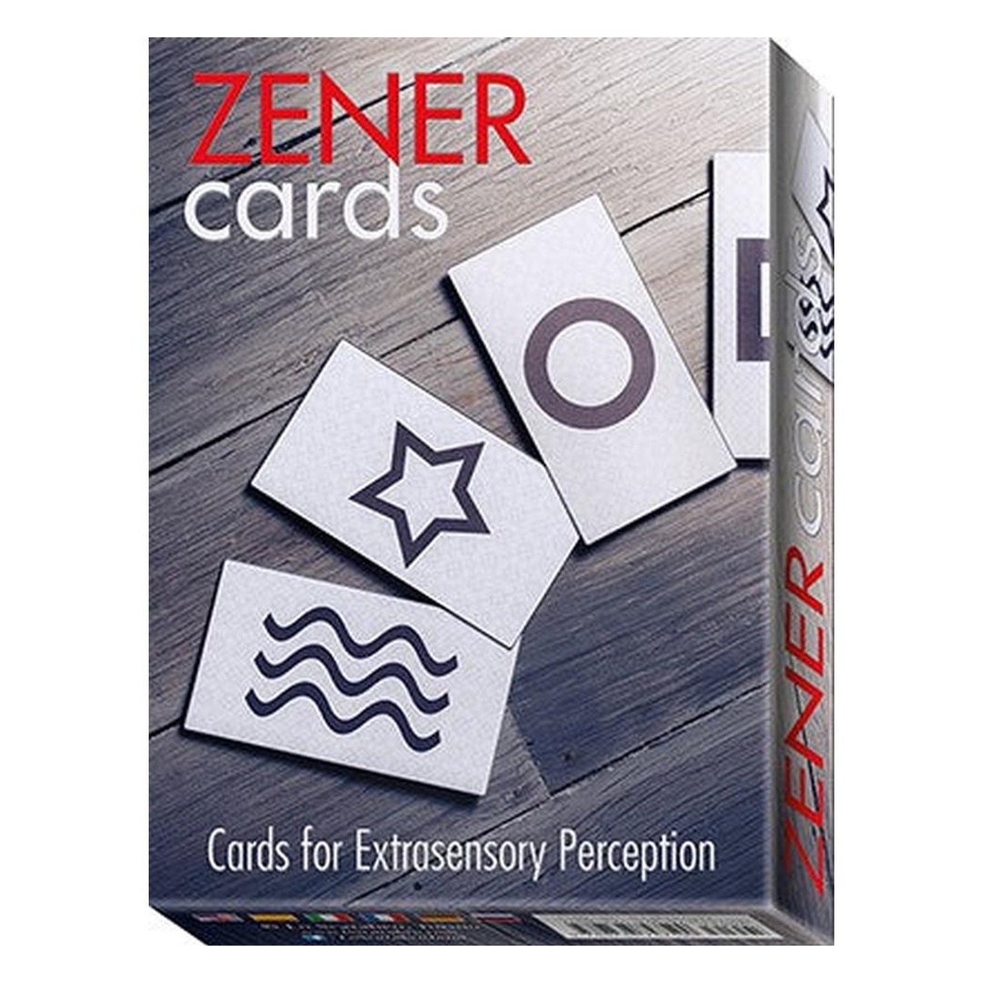 齊納卡｜Zener Cards｜25張,進行超感知感知（ESP）的實驗創造出來的運用卡片，解開內在力量,贈中文翻譯