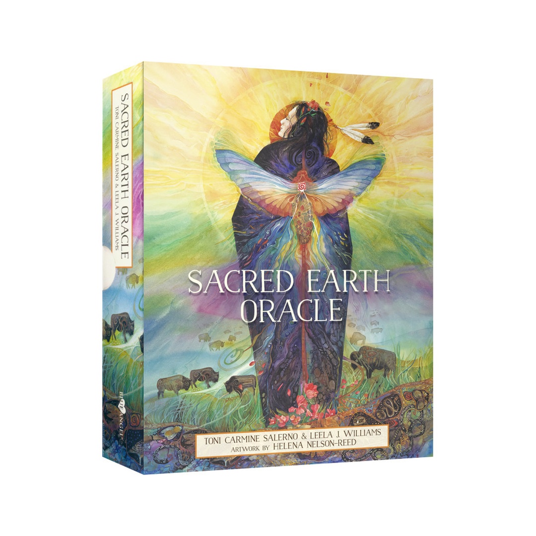 神聖的地球神諭卡|Sacred Earth Oracle|45張,喚醒深層次的真理並更接近神性,贈中文翻譯