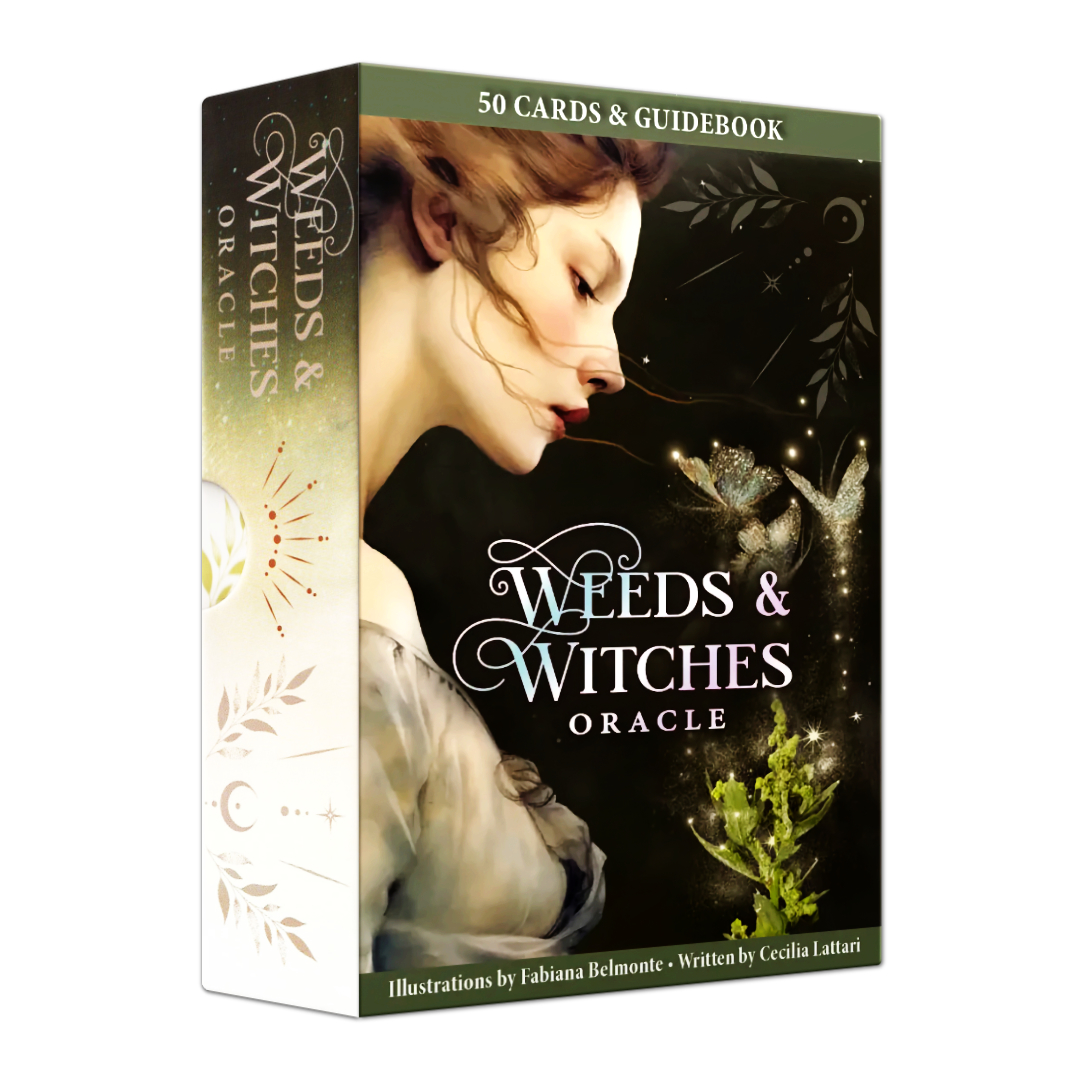 荒藥女巫識諭卡｜Weeds and Witches Oracle Deck｜50張,富含象徵意涵的空靈拼貼與自己的心靈展開對話,贈中文翻譯