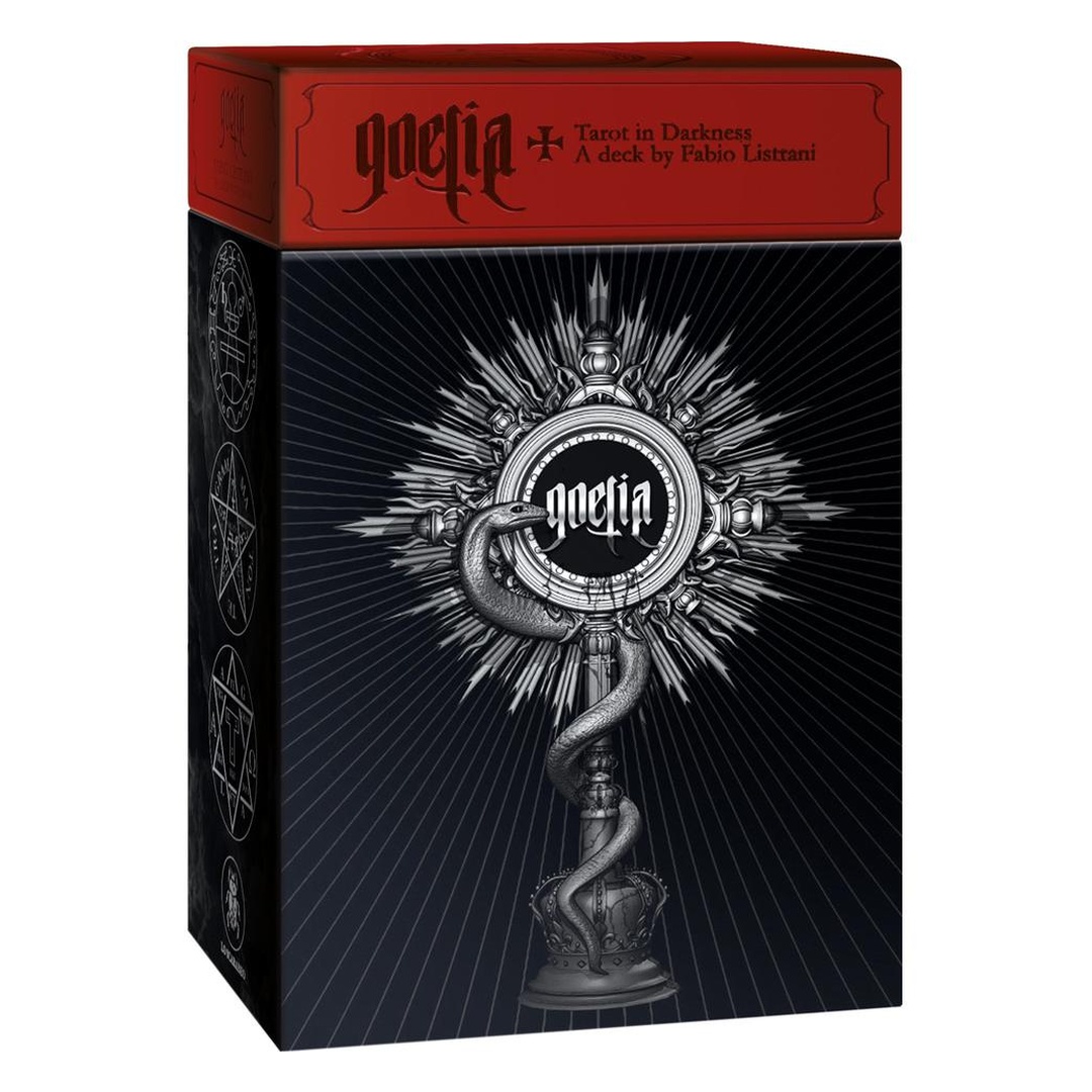 暗黑所羅門72柱魔神塔羅｜Goetia Tarot In Darkness｜78張,通往光明的道路上，無意識是真正自我的鏡子,贈中文翻譯