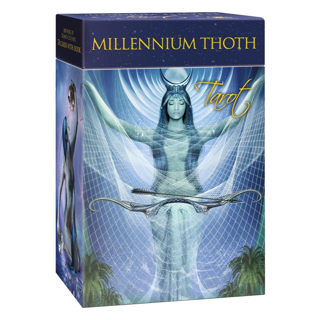 千禧托特塔羅｜Millenium Thoth Tarot｜78張,豐富你的生命和靈性，嶄新又令人驚艷,贈中文翻譯