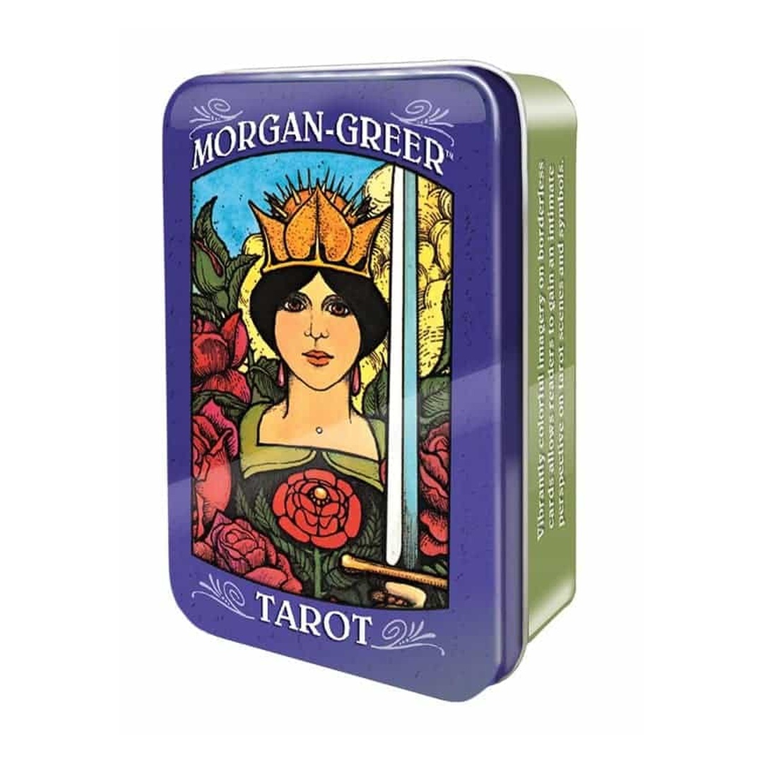 摩根吉爾塔羅錫鐵盒｜Morgan Greer Tarot In Tin｜78張,,贈中文翻譯