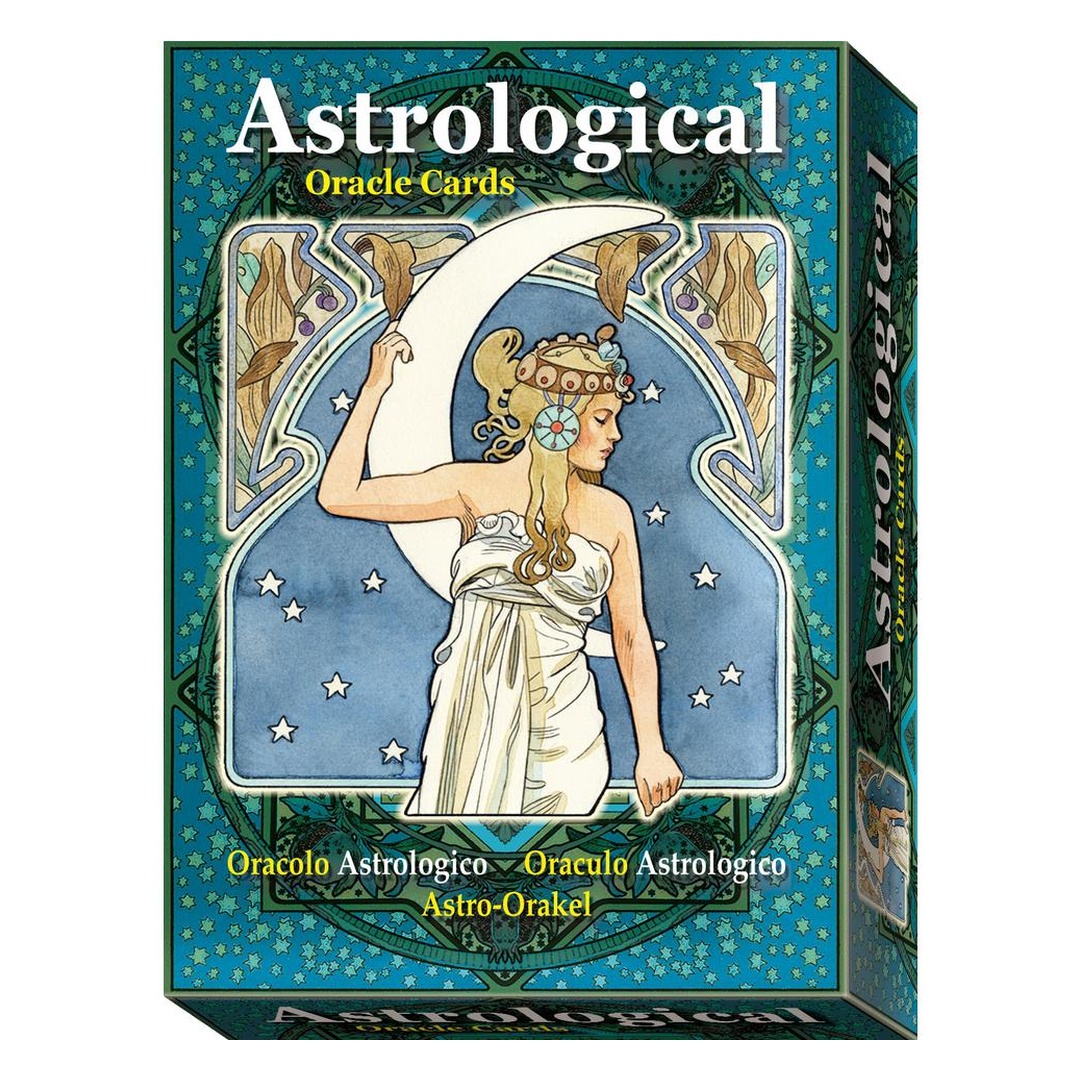 星象神諭卡｜Astrological Oracle Cards｜22張,占星必備新藝術風格,贈中文翻譯